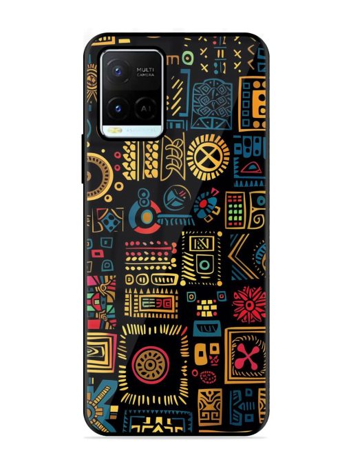 Tribal Tapestry Glossy Soft Edge Case for Vivo Y21G Chachhi