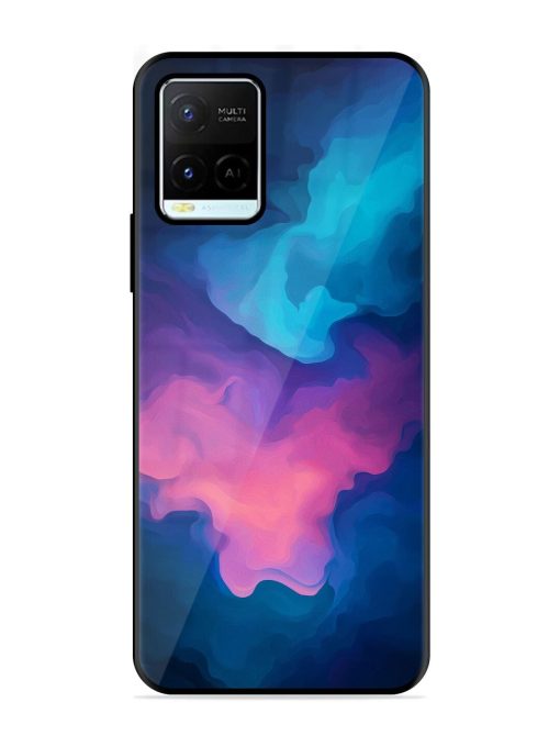 Cosmic Canvas Glossy Soft Edge Case for Vivo Y21G Chachhi