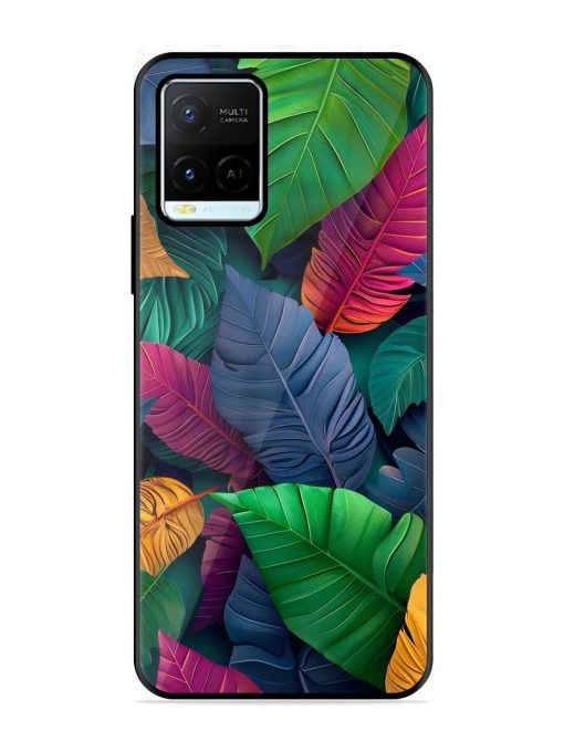 Tropical Tapestry Glossy Soft Edge Case for Vivo Y21G