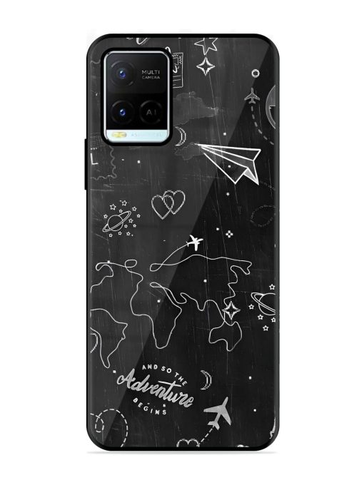 Wanderlust Sketchbook Glossy Soft Edge Case for Vivo Y21G Chachhi