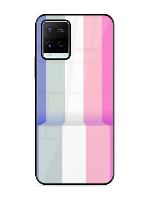 Pastel Palette Glossy Soft Edge Case for Vivo Y21G Chachhi