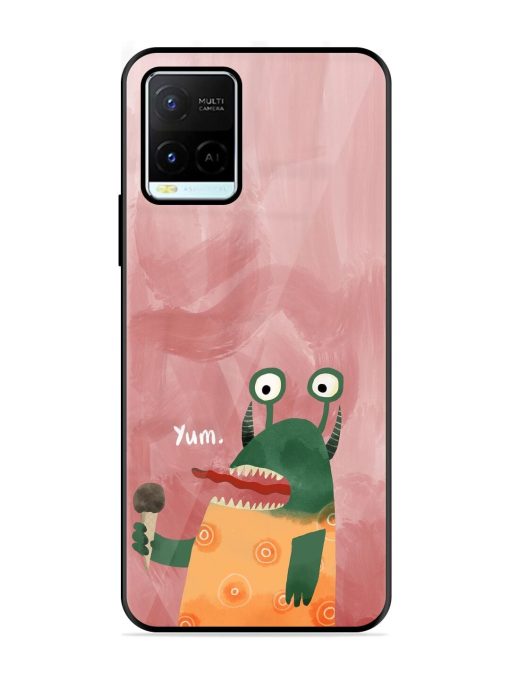 Hungry Monster Glossy Soft Edge Case for Vivo Y21G Chachhi