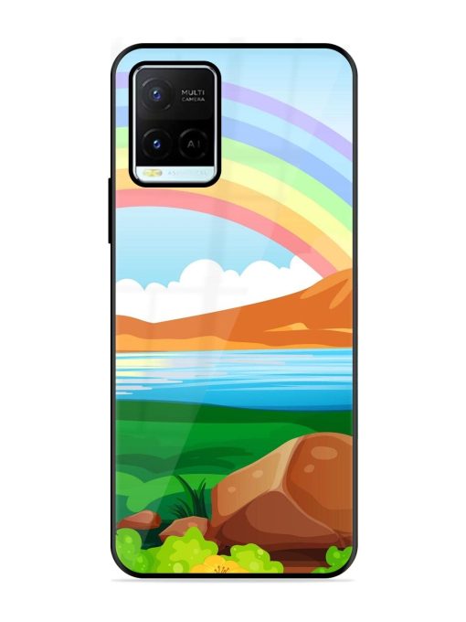 Rainbow Over The Lake Glossy Soft Edge Case for Vivo Y21G Chachhi