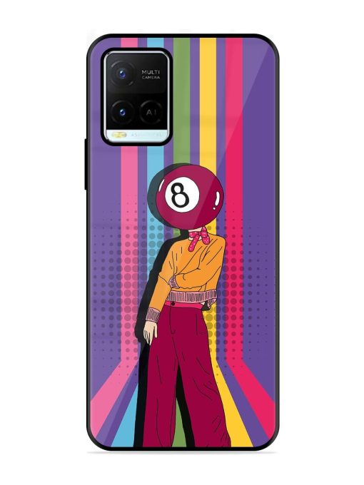 Eight Ball Fashionista Glossy Soft Edge Case for Vivo Y21G Chachhi