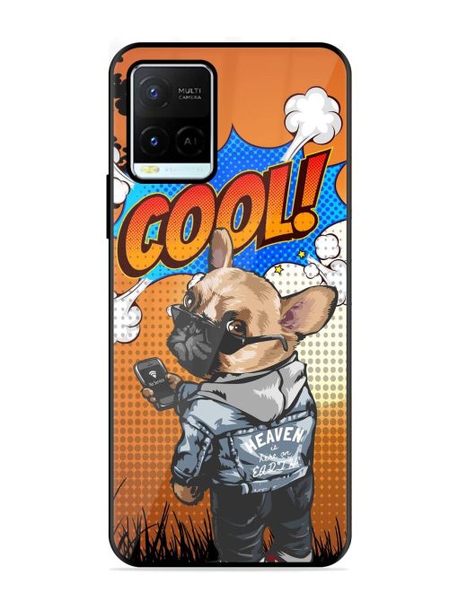 Cool Pup Glossy Soft Edge Case for Vivo Y21G Chachhi