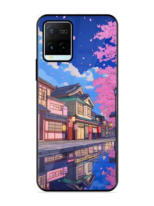 Tranquil Reflections Glossy Soft Edge Case for Vivo Y21G Chachhi