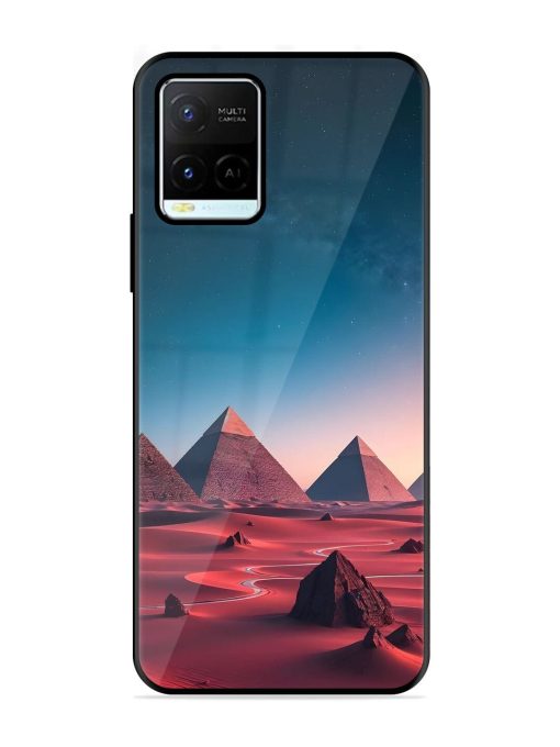 Ancient Wonders Sky Glossy Soft Edge Case for Vivo Y21G Chachhi