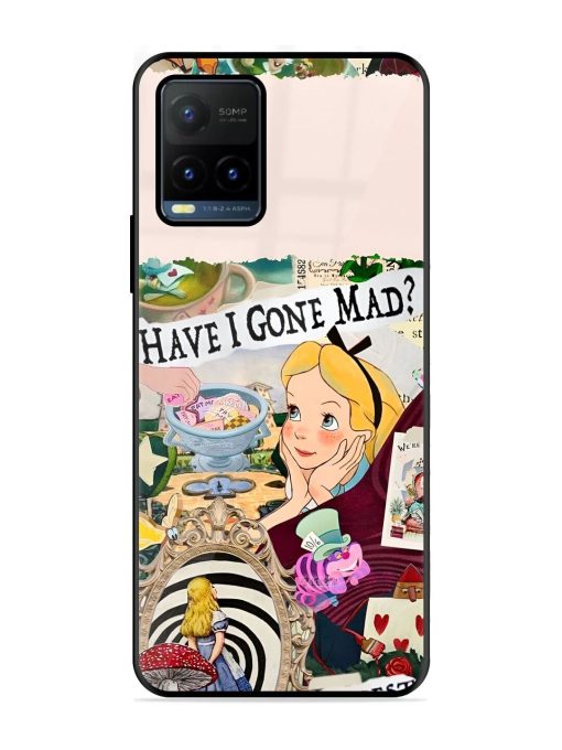 Mad Hatter'S Collage Glossy Soft Edge Case for Vivo Y21T Chachhi