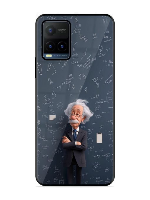 Albert Einstein Glossy Soft Edge Case for Vivo Y21T Chachhi