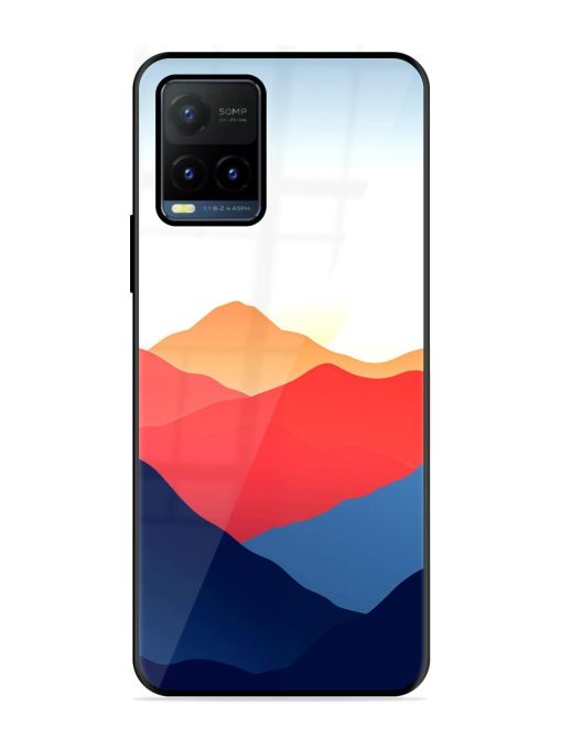 Sunset Peaks Glossy Soft Edge Case for Vivo Y21T Chachhi