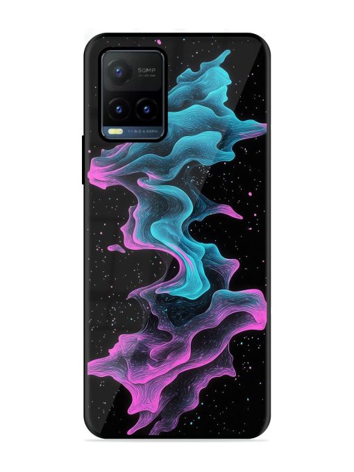 Cosmic Currents Glossy Soft Edge Case for Vivo Y21T