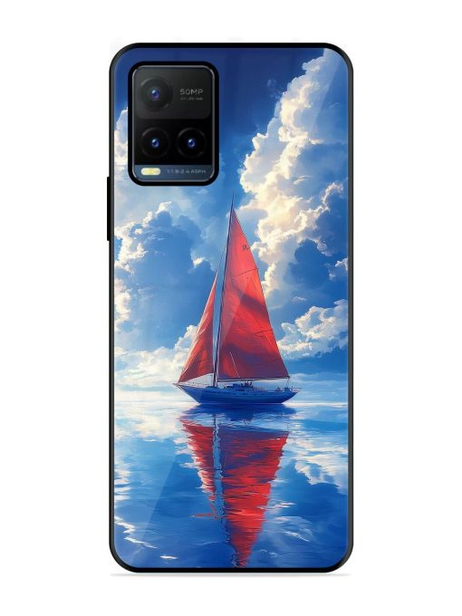 Crimson Sails Glossy Soft Edge Case for Vivo Y21T Chachhi