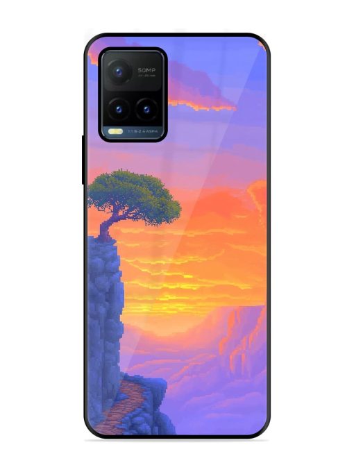 Cliffside Solitude Glossy Soft Edge Case for Vivo Y21T Chachhi