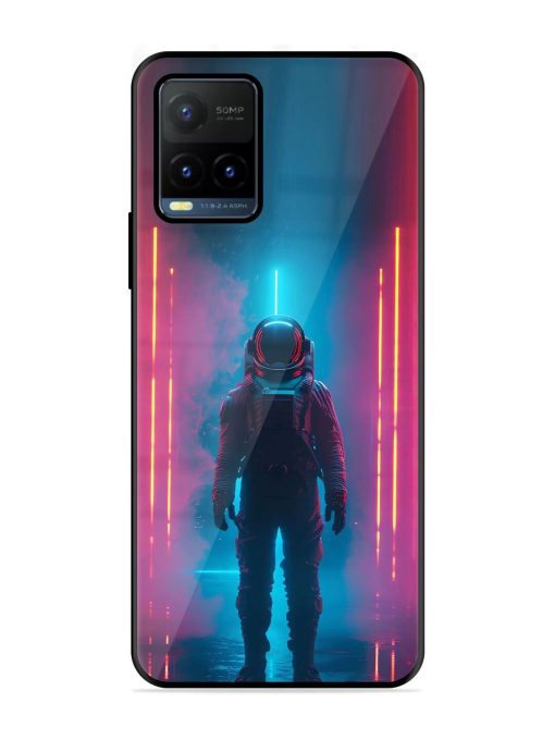 Neon Astronaut Glossy Soft Edge Case for Vivo Y21T Chachhi