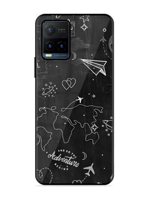 Wanderlust Sketchbook Glossy Soft Edge Case for Vivo Y21T Chachhi