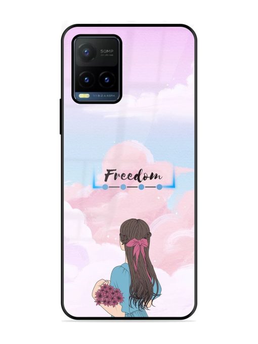 Skyward Dreams Glossy Soft Edge Case for Vivo Y21T Chachhi