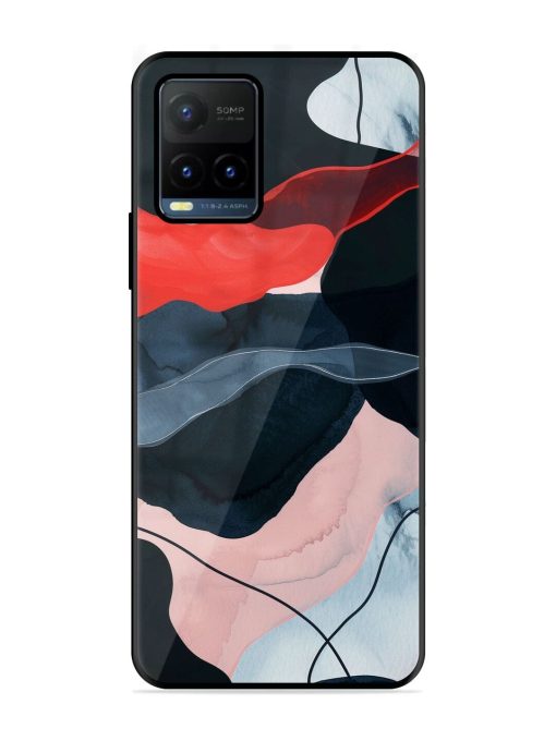 Dark Currents Glossy Soft Edge Case for Vivo Y21T Chachhi