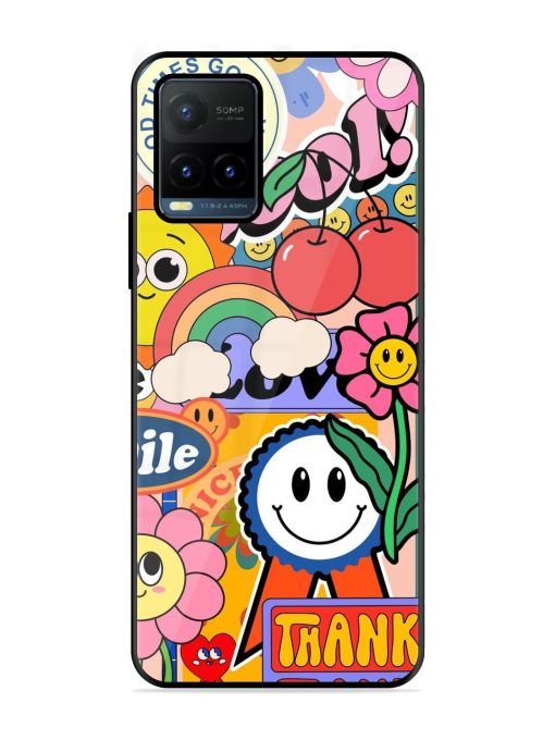 Good Times Good Vibes Glossy Soft Edge Case for Vivo Y21T