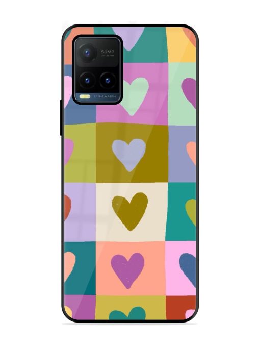 Box Of Hearts Glossy Soft Edge Case for Vivo Y21T Chachhi