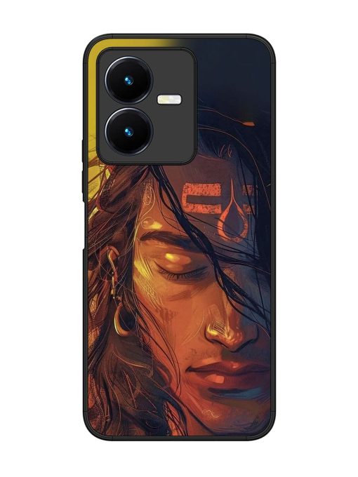 Tranquil Shiva Glossy Soft Edge Case for Vivo Y22 Chachhi