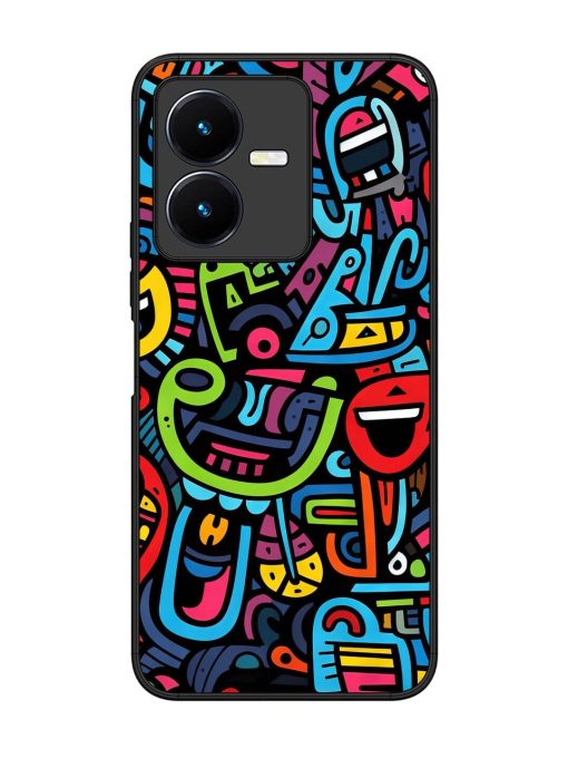 Doodlephoria Glossy Soft Edge Case for Vivo Y22 Chachhi