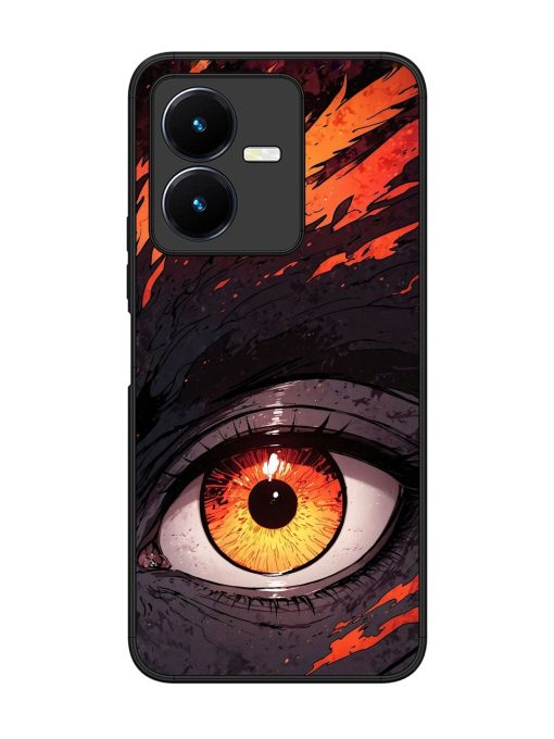 Inferno Gaze Glossy Soft Edge Case for Vivo Y22 Chachhi