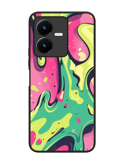 Gooey Grooves Glossy Soft Edge Case for Vivo Y22 Chachhi