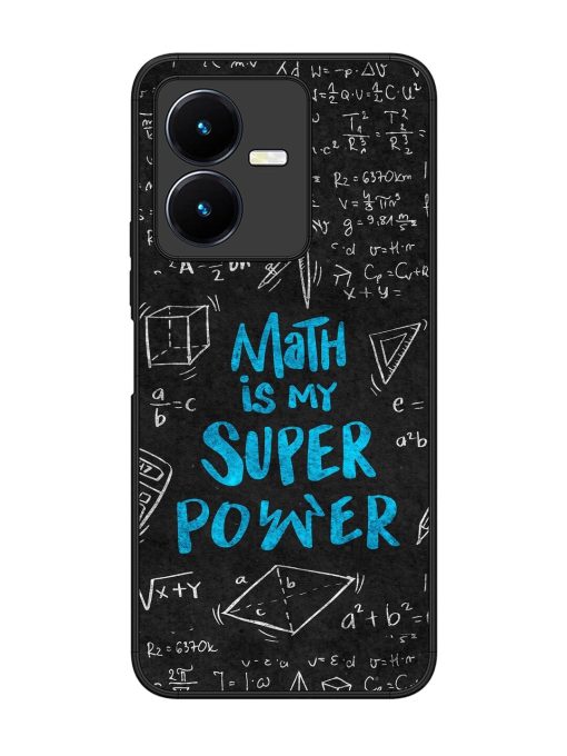 Math Magic Glossy Soft Edge Case for Vivo Y22 Chachhi