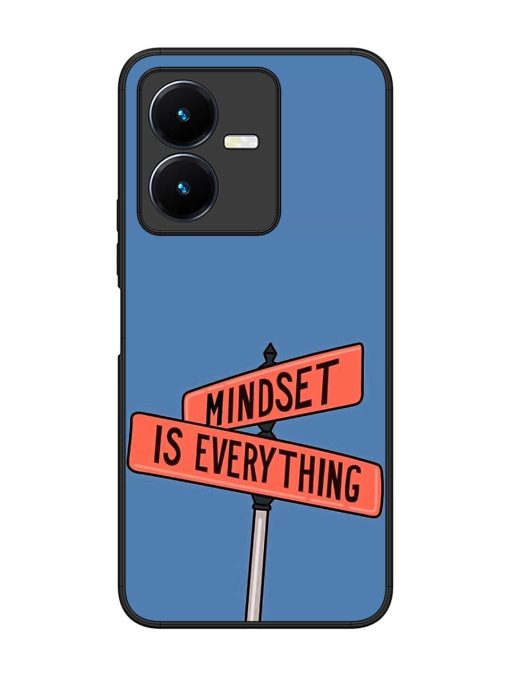 Mindset Matters Glossy Soft Edge Case for Vivo Y22 Chachhi