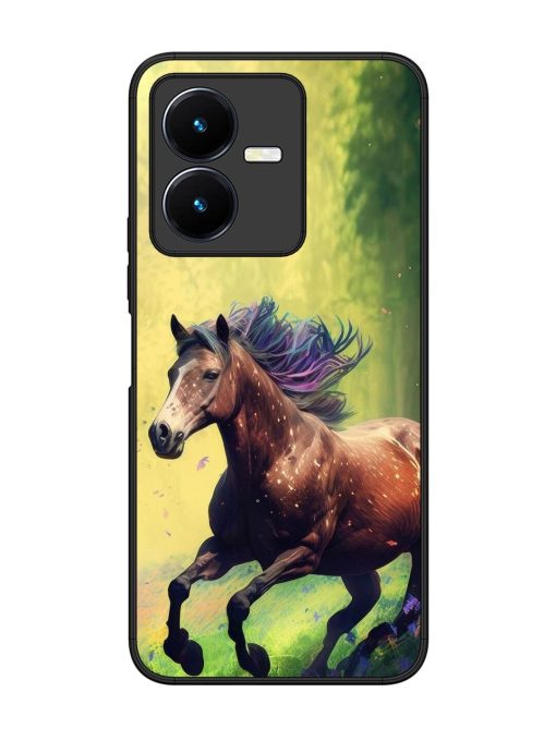 Enchanted Gallop Glossy Soft Edge Case for Vivo Y22