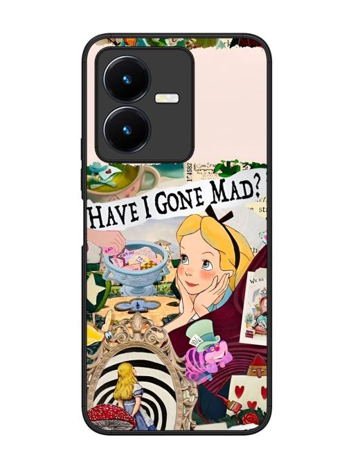 Mad Hatter'S Collage Glossy Soft Edge Case for Vivo Y22 Chachhi