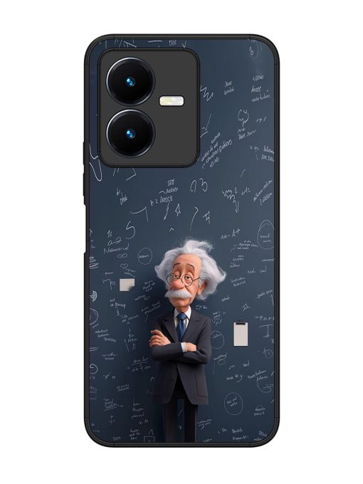 Albert Einstein Glossy Soft Edge Case for Vivo Y22 Chachhi