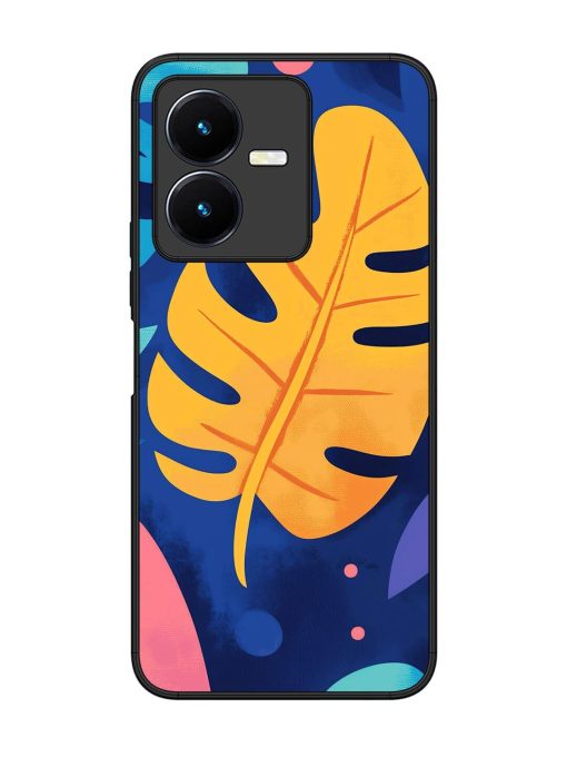 Tropical Tapestry Glossy Soft Edge Case for Vivo Y22 Chachhi