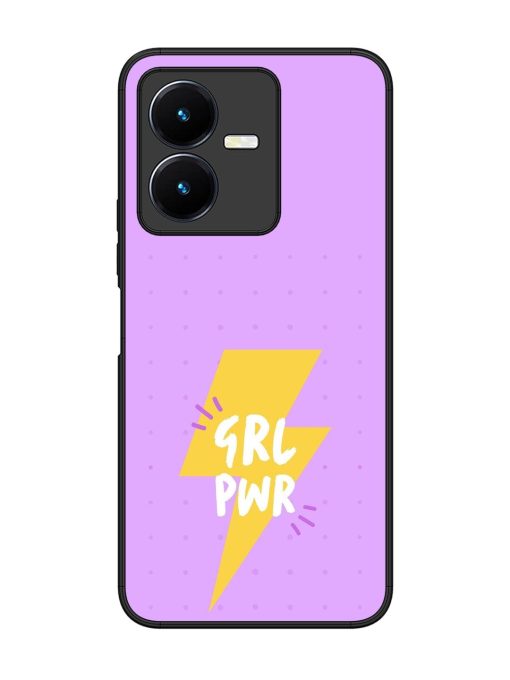 Girl Power Spark Glossy Soft Edge Case for Vivo Y22 Chachhi