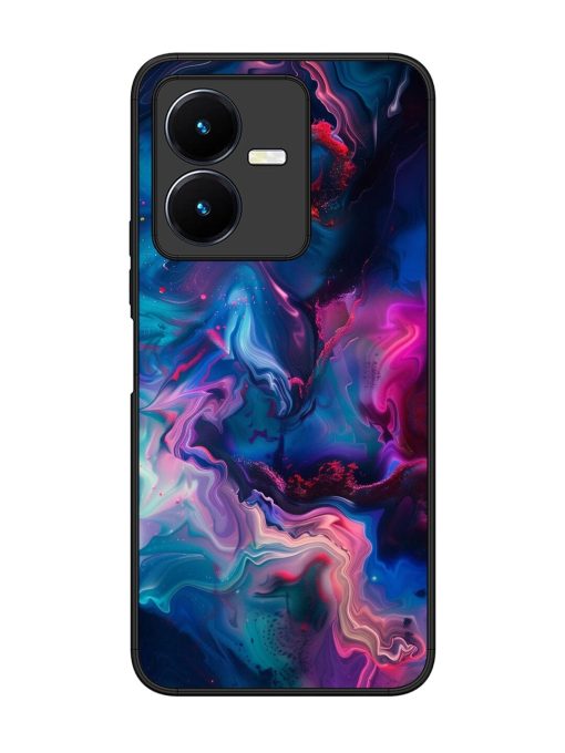 Cosmic Swirl Glossy Soft Edge Case for Vivo Y22 Chachhi