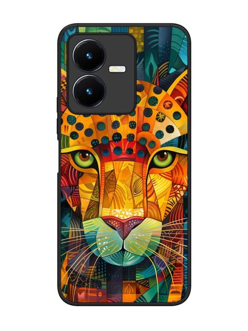 Mosaic Majesty Glossy Soft Edge Case for Vivo Y22 Chachhi