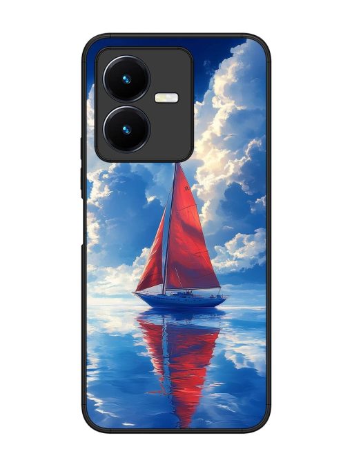 Crimson Sails Glossy Soft Edge Case for Vivo Y22