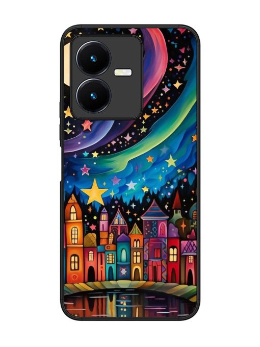 Starlit Village Glossy Soft Edge Case for Vivo Y22 Chachhi