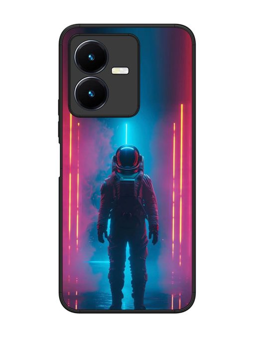 Neon Astronaut Glossy Soft Edge Case for Vivo Y22 Chachhi