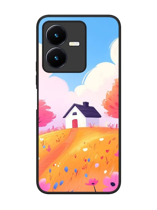 Hilltop Haven Glossy Soft Edge Case for Vivo Y22 Chachhi