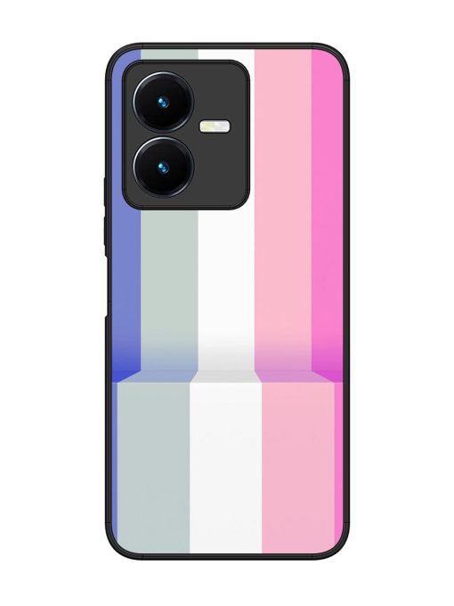 Pastel Palette Glossy Soft Edge Case for Vivo Y22 Chachhi