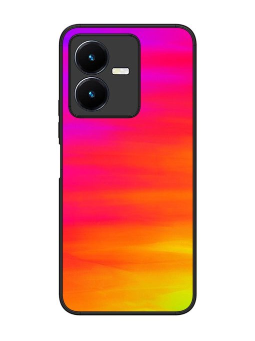 Neon Horizon Glossy Soft Edge Case for Vivo Y22 Chachhi