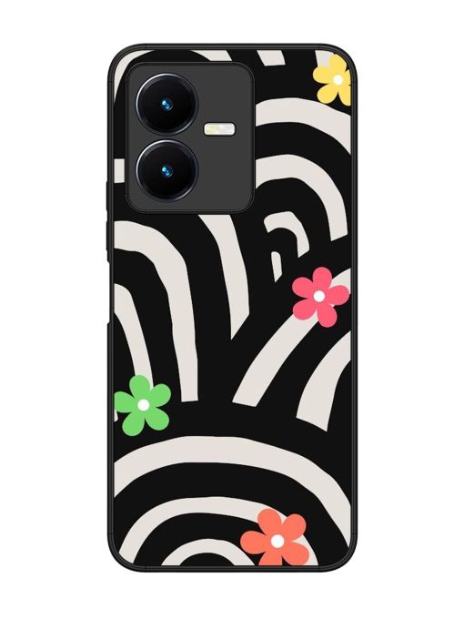 Rainbow Arcs Glossy Soft Edge Case for Vivo Y22 Chachhi