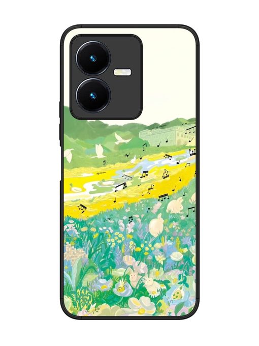 Melody In Bloom Glossy Soft Edge Case for Vivo Y22 Chachhi