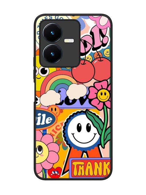 Good Times Good Vibes Glossy Soft Edge Case for Vivo Y22 Chachhi