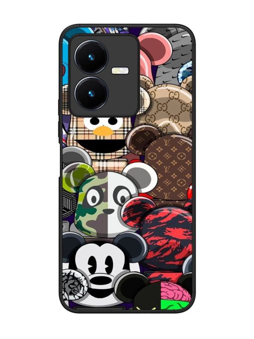 Streetwear Bearbrick Extravaganza Glossy Soft Edge Case for Vivo Y22 Chachhi