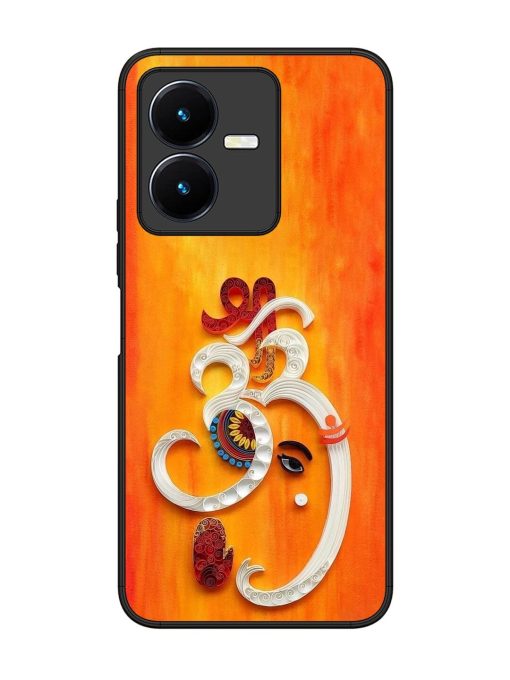 Ganesha In Quilling Art Glossy Soft Edge Case for Vivo Y22 Chachhi