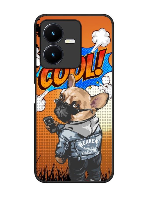 Cool Pup Glossy Soft Edge Case for Vivo Y22 Chachhi