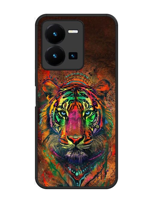 Cosmic Tiger Glossy Soft Edge Case for Vivo Y27