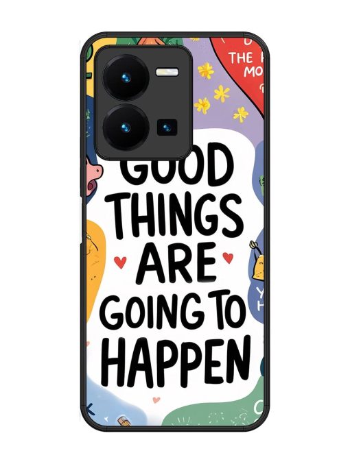 Uplifting Scribbles Glossy Soft Edge Case for Vivo Y27